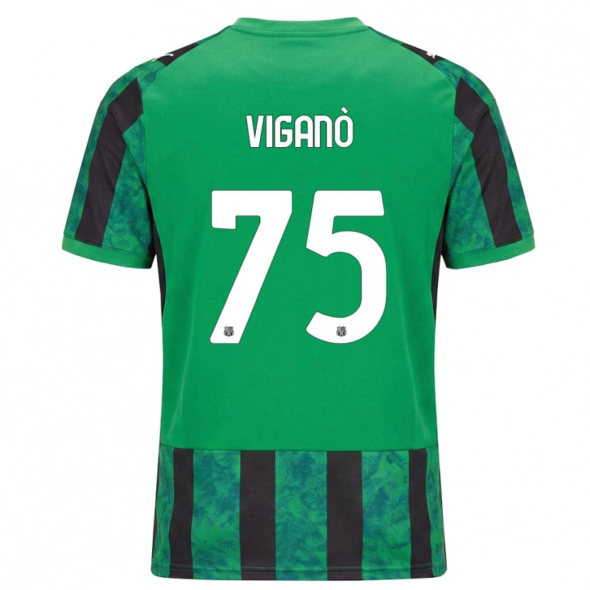 Danxen Herren Lorenzo Viganò #75 Grün Schwarz Weiß Heimtrikot Trikot 2026/27 T-Shirt Österreich