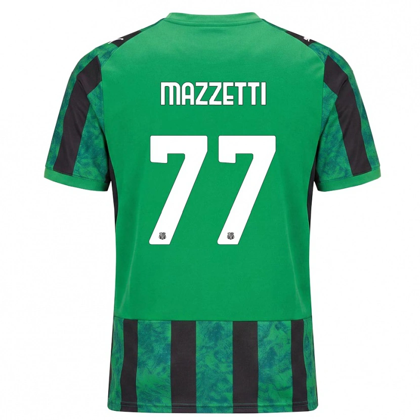 Danxen Herren Riccardo Mazzetti #77 Grün Schwarz Weiß Heimtrikot Trikot 2026/27 T-Shirt Österreich