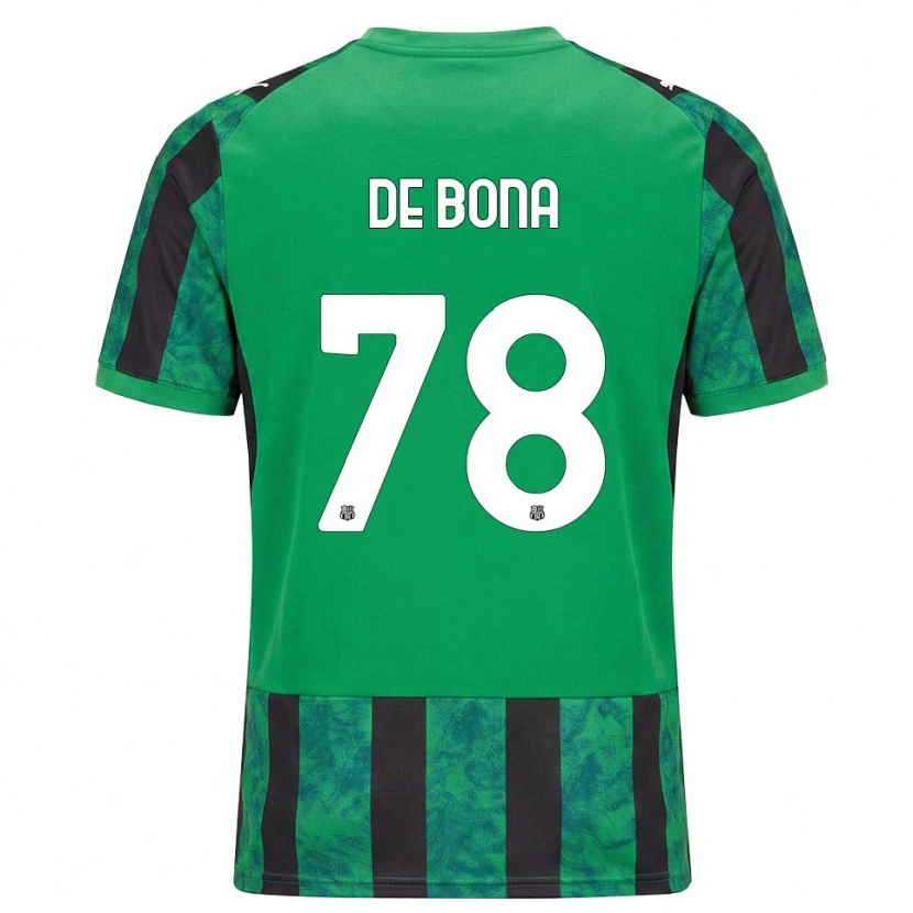 Danxen Herren Francesca De Bona #78 Grün Schwarz Weiß Heimtrikot Trikot 2026/27 T-Shirt Österreich