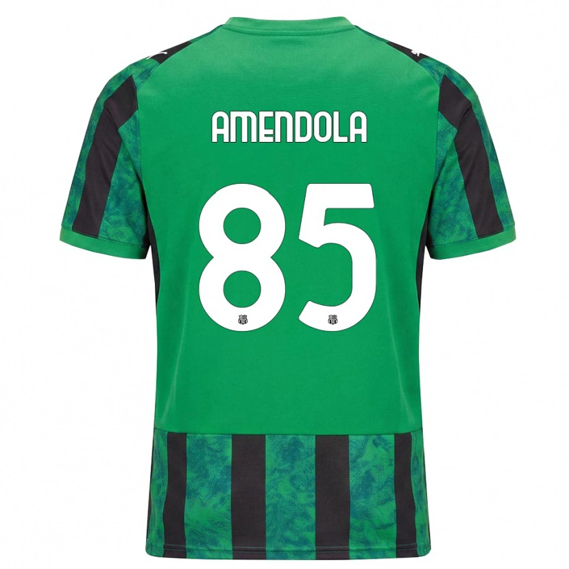 Danxen Herren Catello Amendola #85 Grün Schwarz Weiß Heimtrikot Trikot 2026/27 T-Shirt Österreich