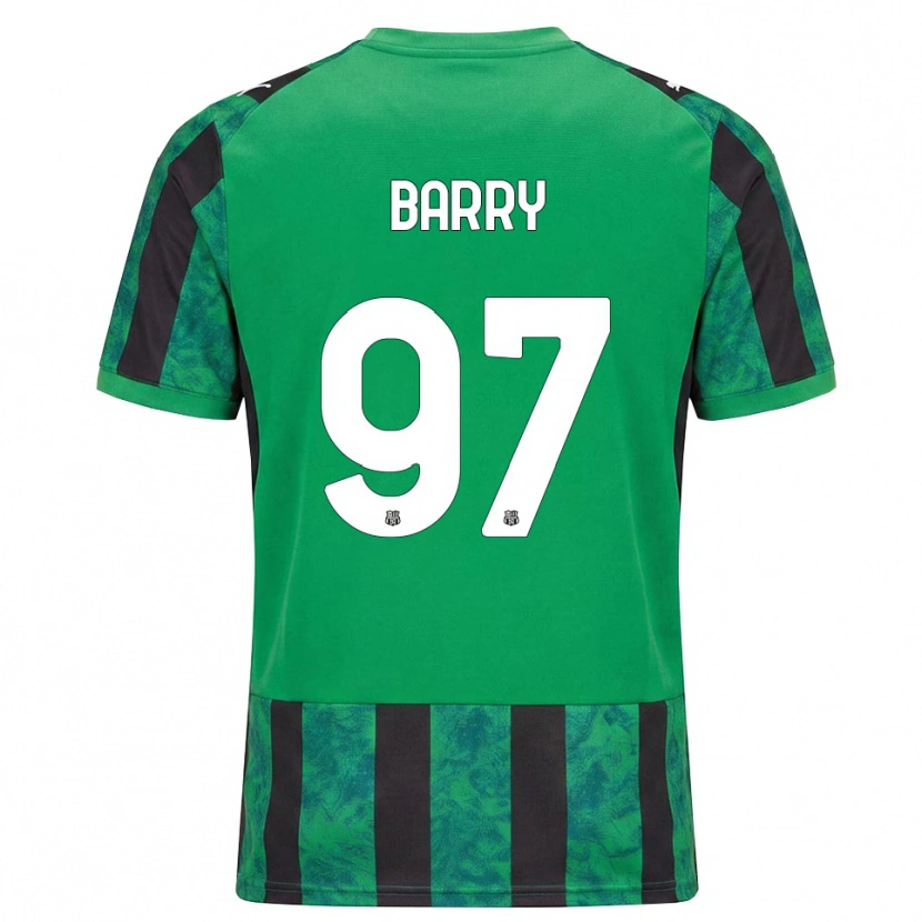 Danxen Herren Omar Barry #97 Grün Schwarz Weiß Heimtrikot Trikot 2026/27 T-Shirt Österreich