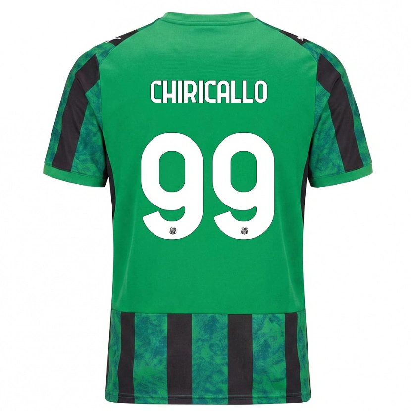 Danxen Herren Giovanni Chiricallo #99 Grün Schwarz Weiß Heimtrikot Trikot 2026/27 T-Shirt Österreich