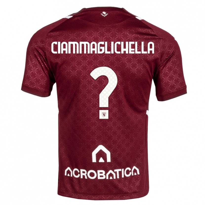 Danxen Herren Aaron Ciammaglichella #0 Burgund Weiß Heimtrikot Trikot 2026/27 T-Shirt Österreich