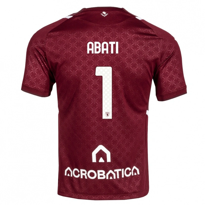 Danxen Herren Lorenzo Abati #1 Burgund Weiß Heimtrikot Trikot 2026/27 T-Shirt Österreich