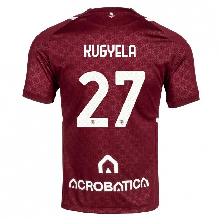 Danxen Herren Zalán Kugyela #27 Burgund Weiß Heimtrikot Trikot 2026/27 T-Shirt Österreich
