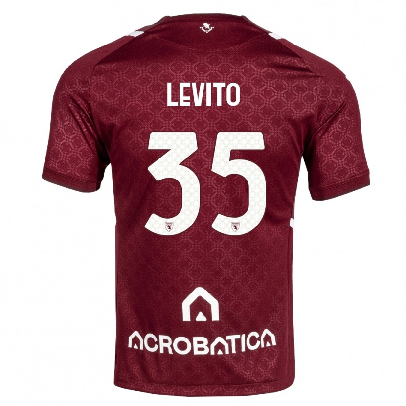 Danxen Herren Isabeau Levito #35 Burgund Weiß Heimtrikot Trikot 2026/27 T-Shirt Österreich