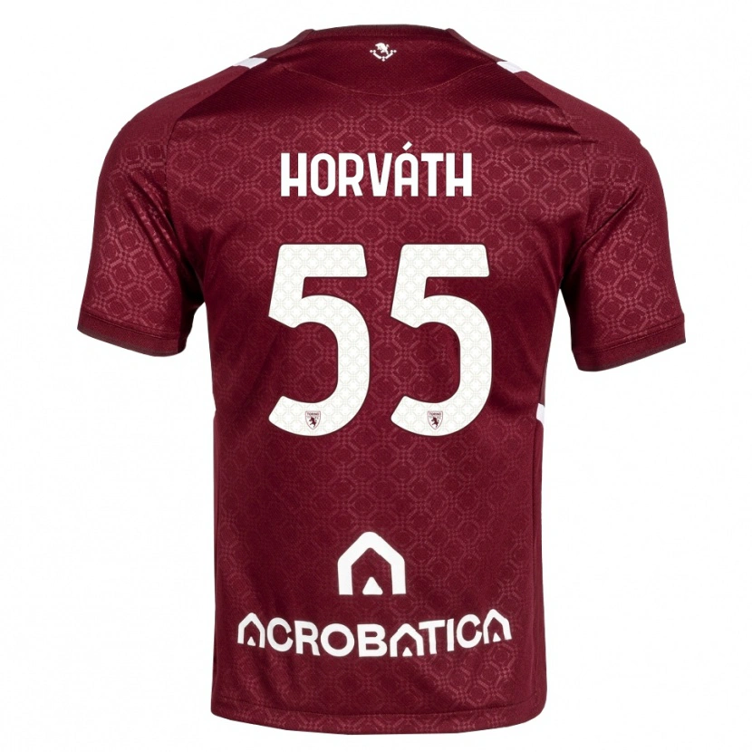Danxen Herren Krisztofer Horváth #55 Burgund Weiß Heimtrikot Trikot 2026/27 T-Shirt Österreich