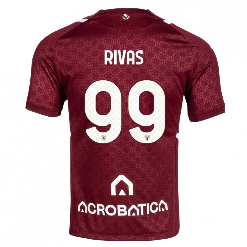 Danxen Herren Feder Rivas #99 Burgund Weiß Heimtrikot Trikot 2026/27 T-Shirt Österreich
