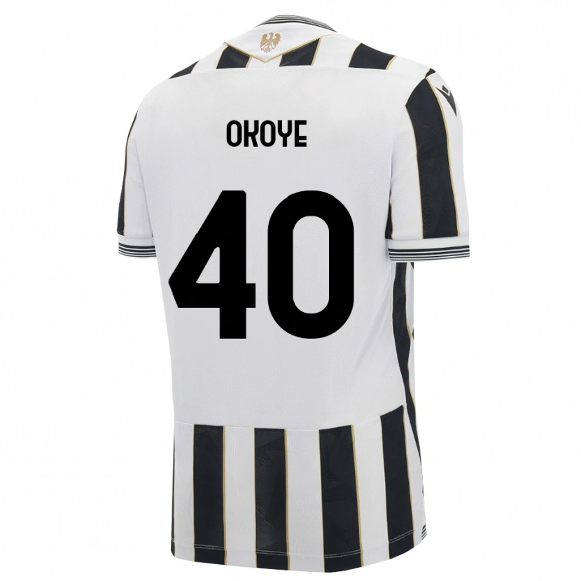 Danxen Herren Maduka Okoye #40 Schwarz Weiß Pink Heimtrikot Trikot 2026/27 T-Shirt Österreich