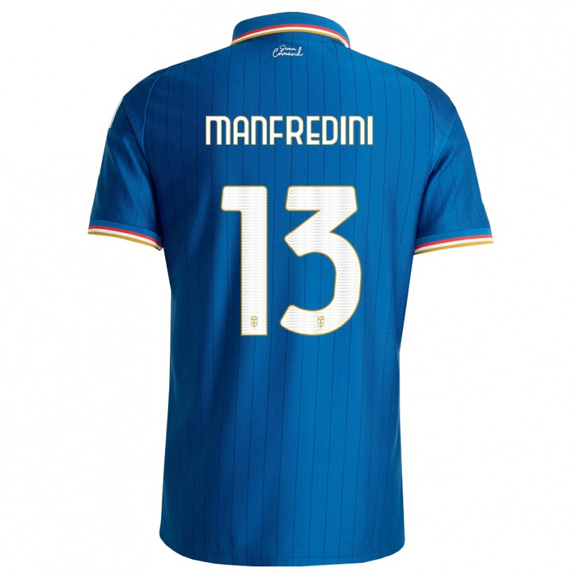 Danxen Herren Matteo Manfredini #13 Blau Weiß Rot Heimtrikot Trikot 2026/27 T-Shirt Österreich