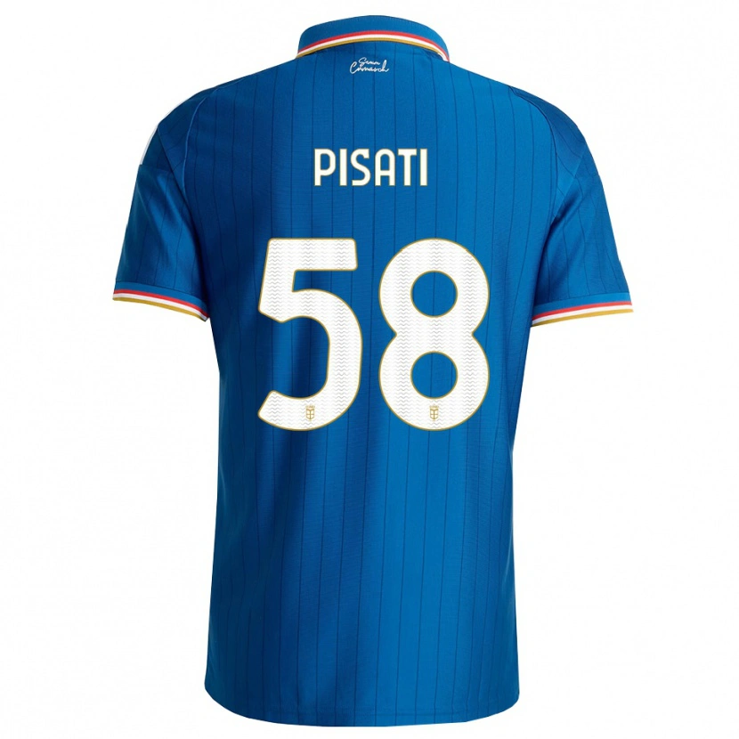 Danxen Herren Samuele Pisati #58 Blau Weiß Rot Heimtrikot Trikot 2026/27 T-Shirt Österreich