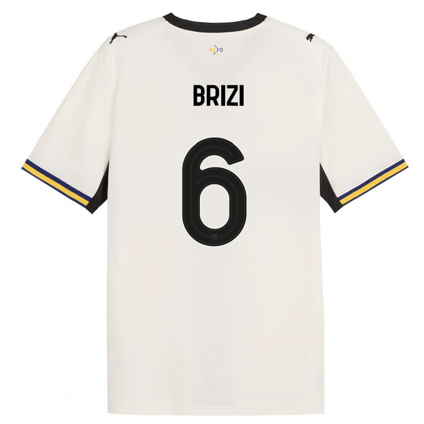 Danxen Herren Andrea Brizi #6 Creme Schwarz Gelb Heimtrikot Trikot 2026/27 T-Shirt Österreich