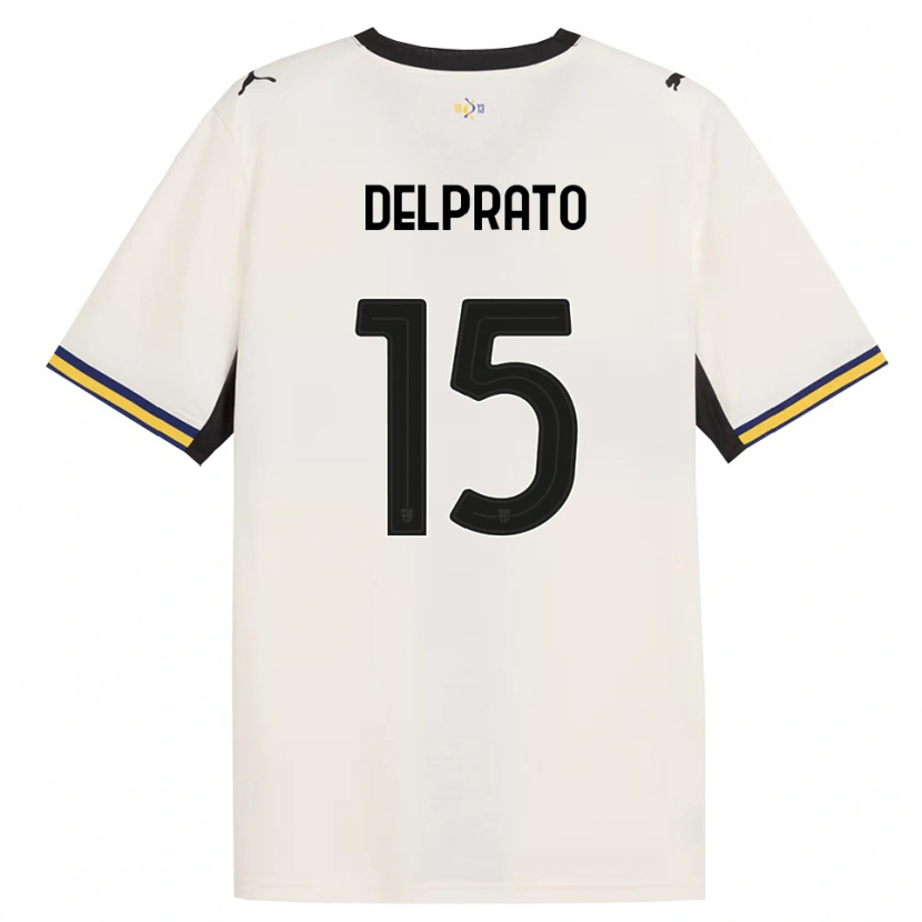 Danxen Herren Enrico Delprato #15 Creme Schwarz Gelb Heimtrikot Trikot 2026/27 T-Shirt Österreich