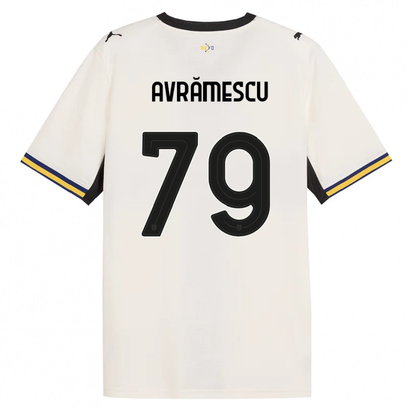 Danxen Herren Ianis Avrămescu #79 Creme Schwarz Gelb Heimtrikot Trikot 2026/27 T-Shirt Österreich