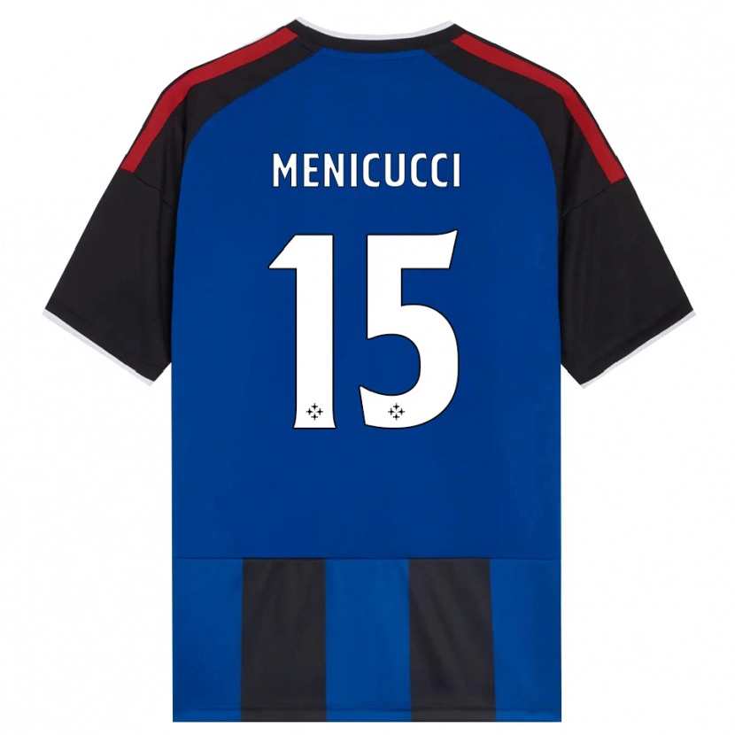 Danxen Herren Edoardo Menicucci #15 Schwarz Rot Weiß Blau Heimtrikot Trikot 2026/27 T-Shirt Österreich