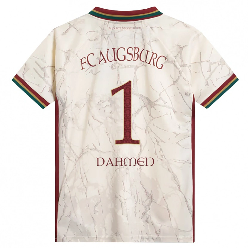 Danxen Herren Finn Dahmen #1 Grün Reis Weiß Burgund Heimtrikot Trikot 2026/27 T-Shirt Österreich