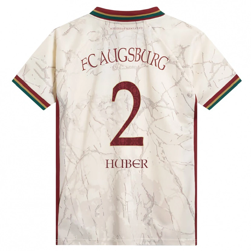Danxen Herren Fynn Huber #2 Grün Reis Weiß Burgund Heimtrikot Trikot 2026/27 T-Shirt Österreich