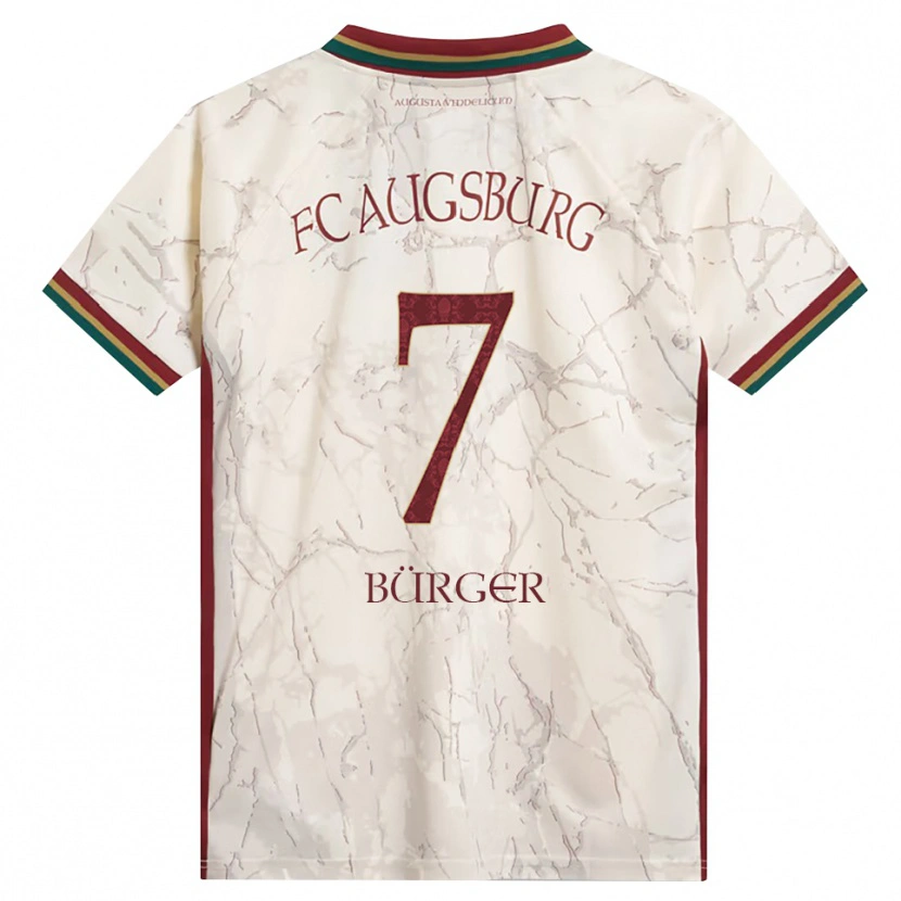 Danxen Herren Anja Bürger #7 Grün Reis Weiß Burgund Heimtrikot Trikot 2026/27 T-Shirt Österreich