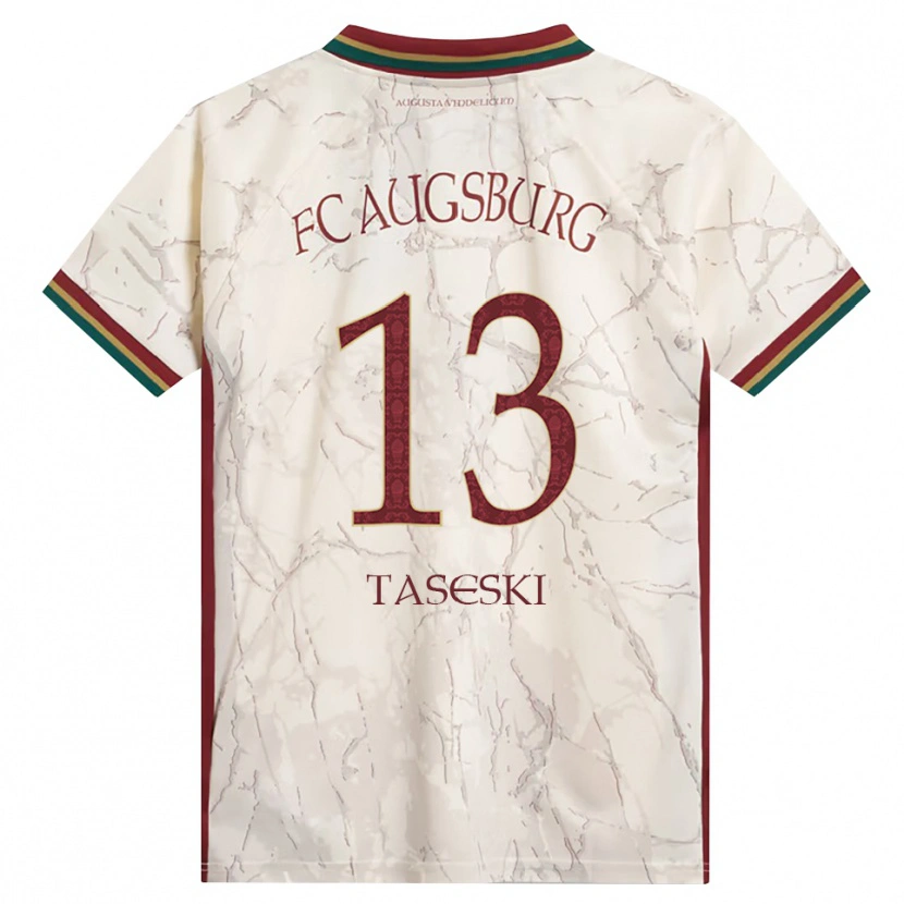 Danxen Herren Kristijan Taseski #13 Grün Reis Weiß Burgund Heimtrikot Trikot 2026/27 T-Shirt Österreich