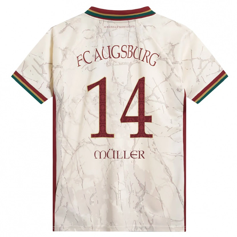 Danxen Herren Mato Müller #14 Grün Reis Weiß Burgund Heimtrikot Trikot 2026/27 T-Shirt Österreich