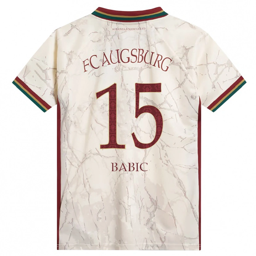 Danxen Herren David Babic #15 Grün Reis Weiß Burgund Heimtrikot Trikot 2026/27 T-Shirt Österreich