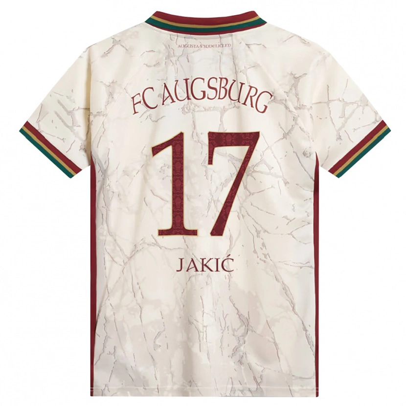 Danxen Herren Kristijan Jakic #17 Grün Reis Weiß Burgund Heimtrikot Trikot 2026/27 T-Shirt Österreich