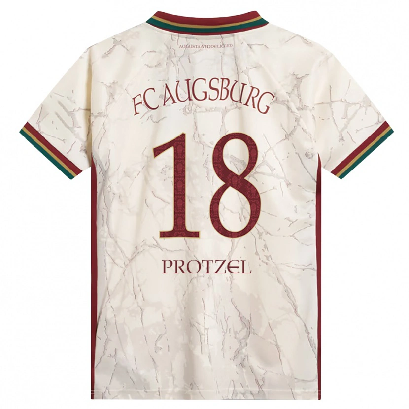 Danxen Herren Ann-Sophie Protzel #18 Grün Reis Weiß Burgund Heimtrikot Trikot 2026/27 T-Shirt Österreich