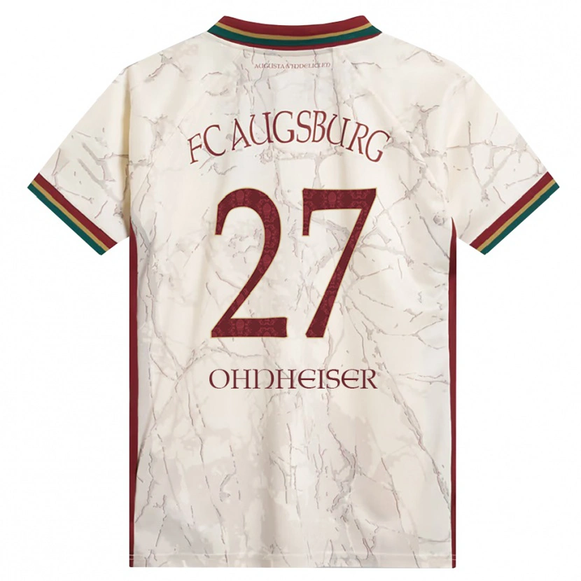 Danxen Herren Nico Ohnheiser #27 Grün Reis Weiß Burgund Heimtrikot Trikot 2026/27 T-Shirt Österreich