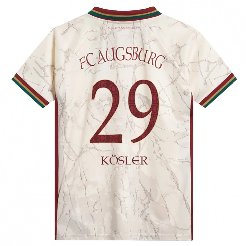 Danxen Herren Maximilian Kösler #29 Grün Reis Weiß Burgund Heimtrikot Trikot 2026/27 T-Shirt Österreich