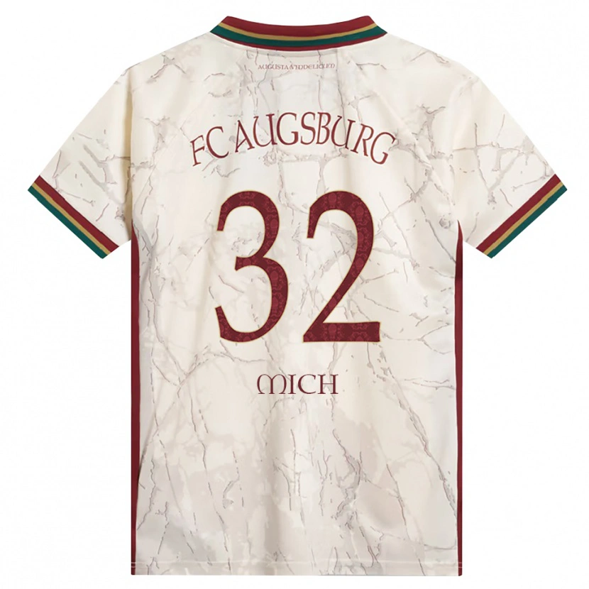 Danxen Herren Fabian Mich #32 Grün Reis Weiß Burgund Heimtrikot Trikot 2026/27 T-Shirt Österreich