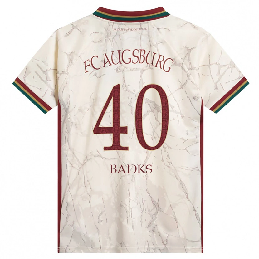 Danxen Herren Noahkai Banks #40 Grün Reis Weiß Burgund Heimtrikot Trikot 2026/27 T-Shirt Österreich