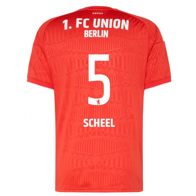 Danxen Herren Luca Scheel #5 Rot Weiß Heimtrikot Trikot 2026/27 T-Shirt Österreich