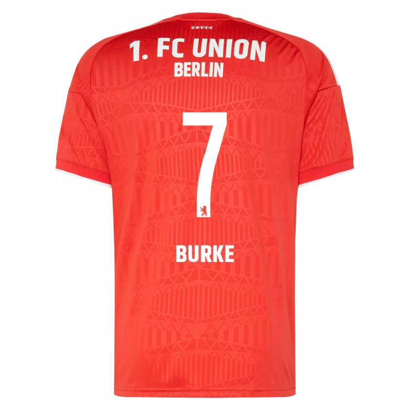 Danxen Herren Oliver Burke #7 Rot Weiß Heimtrikot Trikot 2026/27 T-Shirt Österreich
