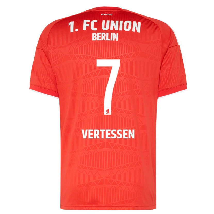 Danxen Herren Yorbe Vertessen #7 Rot Weiß Heimtrikot Trikot 2026/27 T-Shirt Österreich