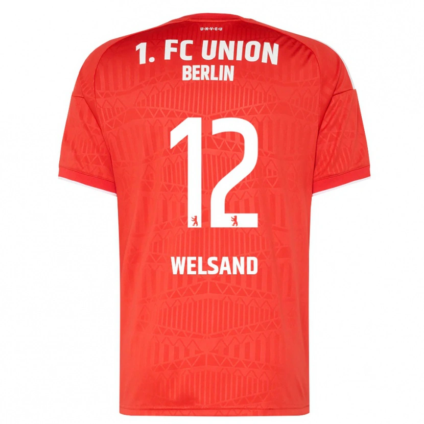 Danxen Herren Oskar Welsand #12 Rot Weiß Heimtrikot Trikot 2026/27 T-Shirt Österreich