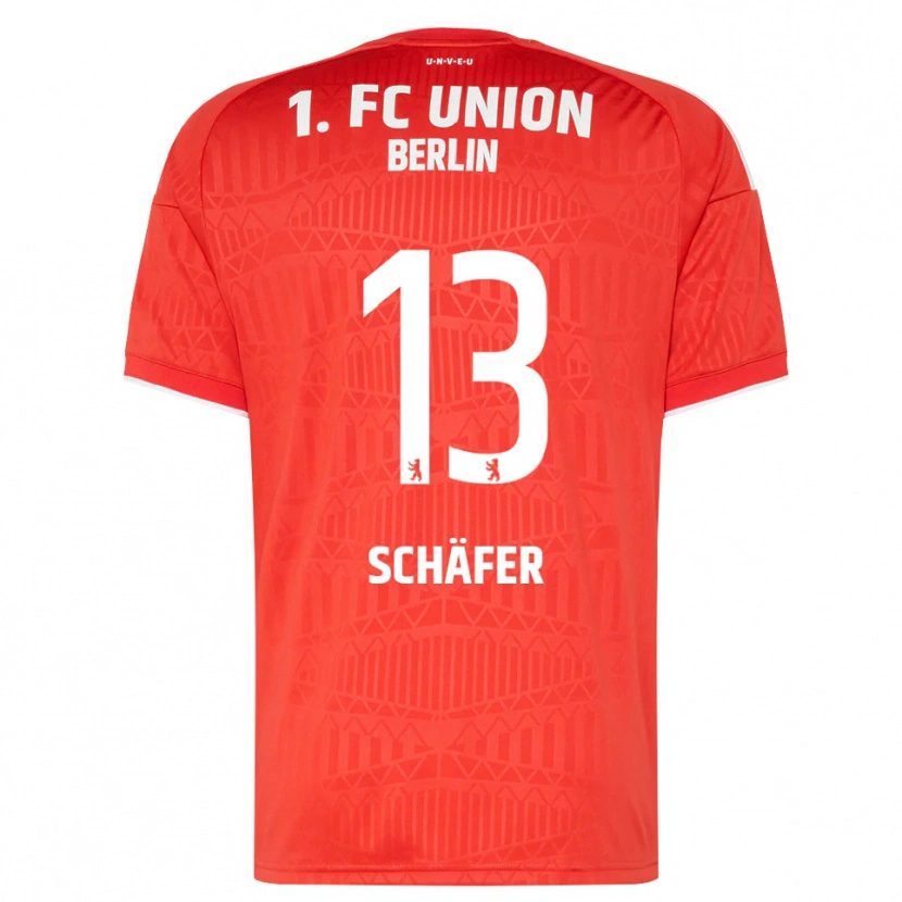 Danxen Herren András Schäfer #13 Rot Weiß Heimtrikot Trikot 2026/27 T-Shirt Österreich