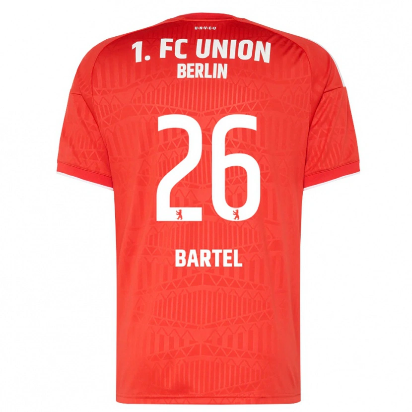 Danxen Herren Oskar Bartel #26 Rot Weiß Heimtrikot Trikot 2026/27 T-Shirt Österreich
