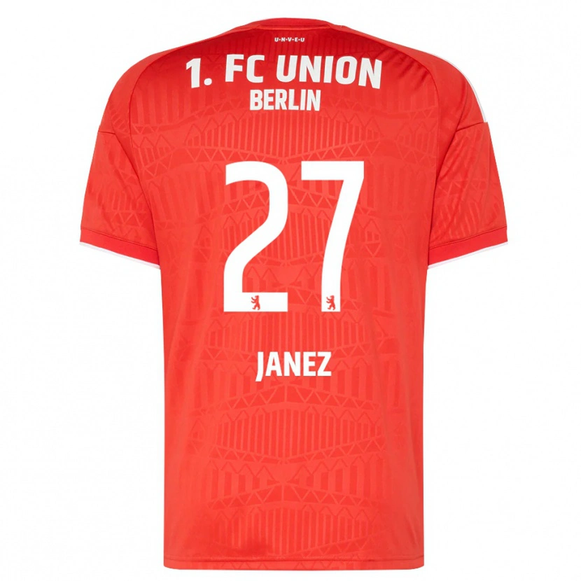 Danxen Herren Korina Janež #27 Rot Weiß Heimtrikot Trikot 2026/27 T-Shirt Österreich
