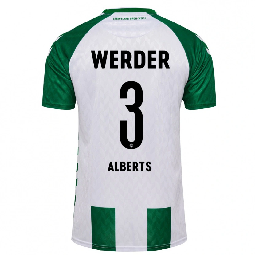 Danxen Herren Christopher Alberts #3 Grün Weiß Heimtrikot Trikot 2026/27 T-Shirt Österreich