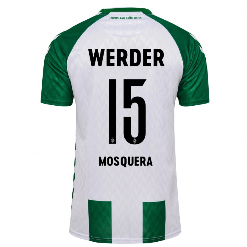 Danxen Herren Arley Mosquera #15 Grün Weiß Heimtrikot Trikot 2026/27 T-Shirt Österreich