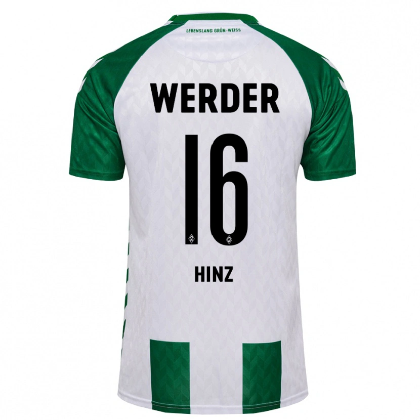 Danxen Herren Alexandro Hinz #16 Grün Weiß Heimtrikot Trikot 2026/27 T-Shirt Österreich