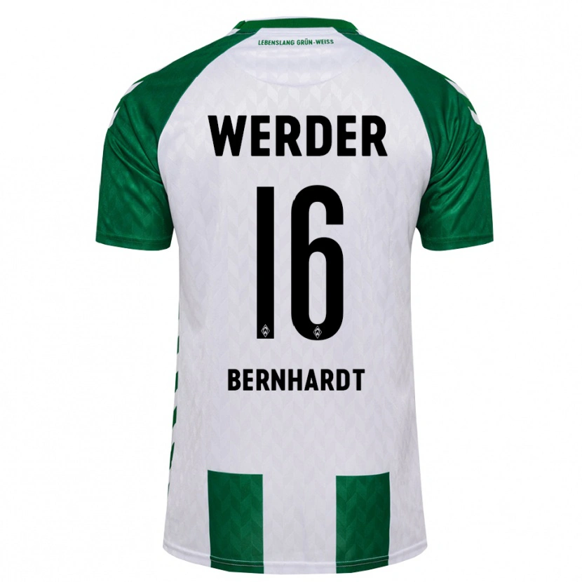 Danxen Herren Emilie Bernhardt #16 Grün Weiß Heimtrikot Trikot 2026/27 T-Shirt Österreich