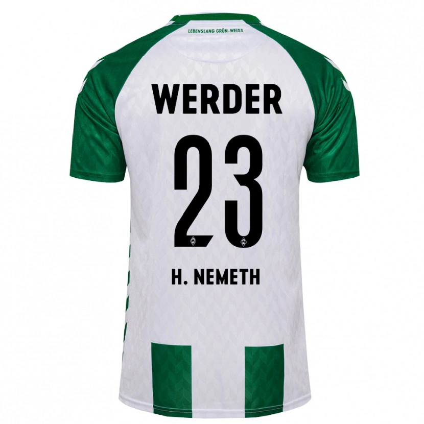 Danxen Herren Hanna Németh #23 Grün Weiß Heimtrikot Trikot 2026/27 T-Shirt Österreich