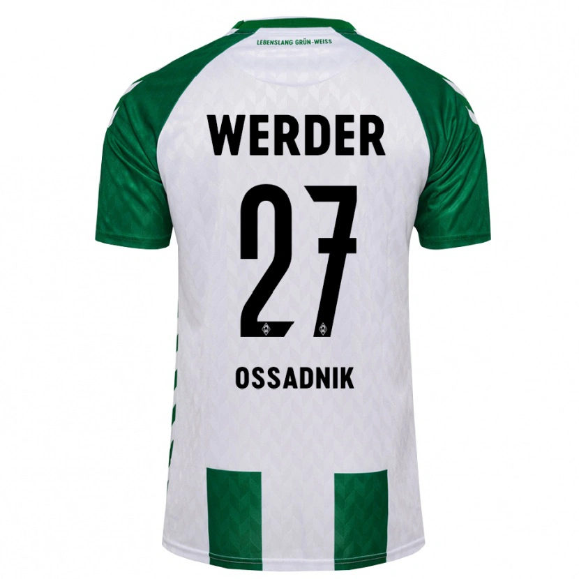 Danxen Herren Jannes Ossadnik #27 Grün Weiß Heimtrikot Trikot 2026/27 T-Shirt Österreich