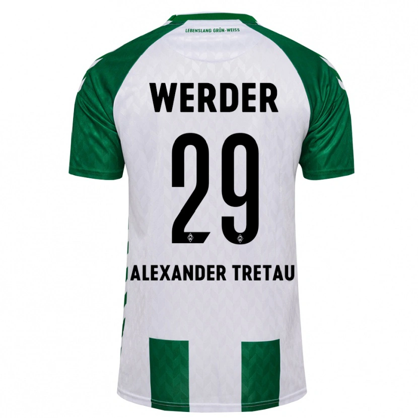 Danxen Herren Hans Alexander Tretau #29 Grün Weiß Heimtrikot Trikot 2026/27 T-Shirt Österreich