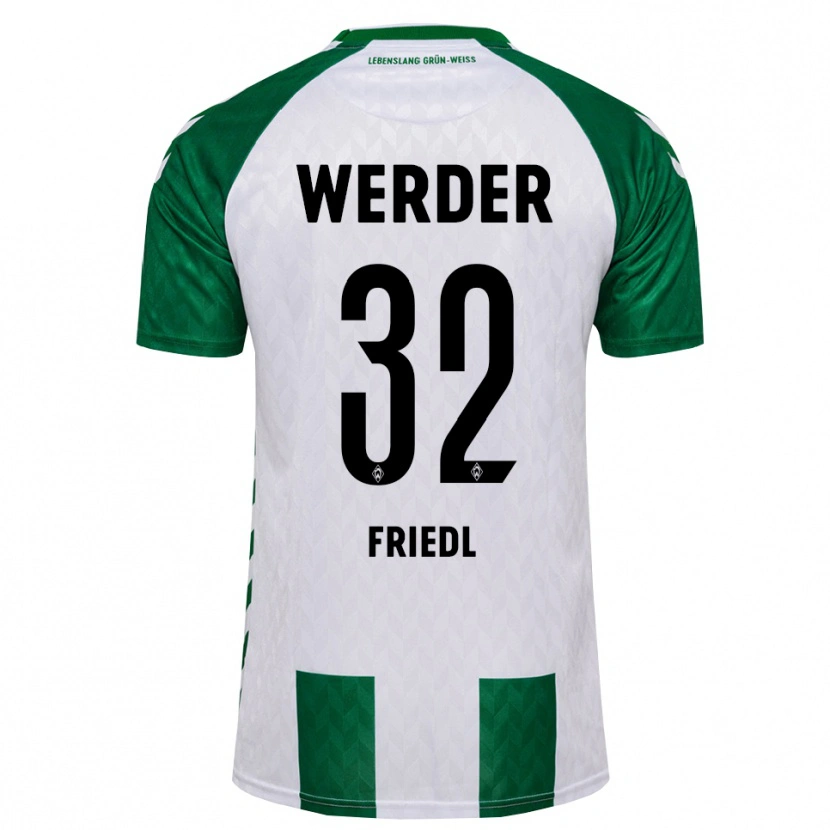 Danxen Herren Marco Friedl #32 Grün Weiß Heimtrikot Trikot 2026/27 T-Shirt Österreich