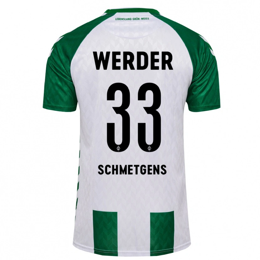 Danxen Herren Mick Schmetgens #33 Grün Weiß Heimtrikot Trikot 2026/27 T-Shirt Österreich