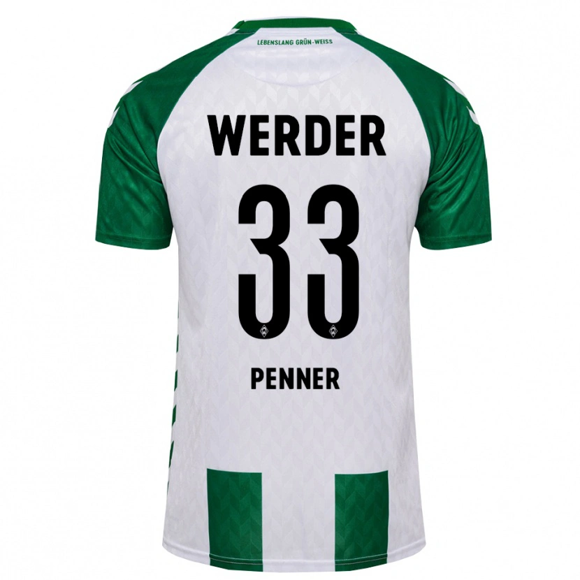 Danxen Herren Maria Penner #33 Grün Weiß Heimtrikot Trikot 2026/27 T-Shirt Österreich