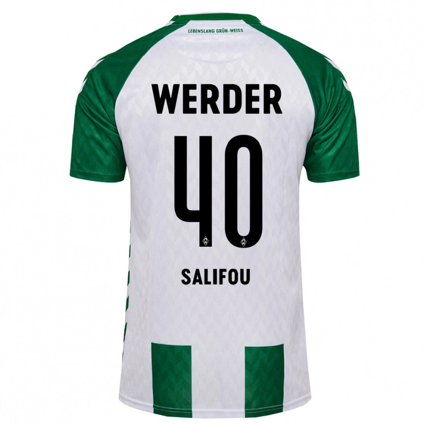 Danxen Herren Dikeni Salifou #40 Grün Weiß Heimtrikot Trikot 2026/27 T-Shirt Österreich