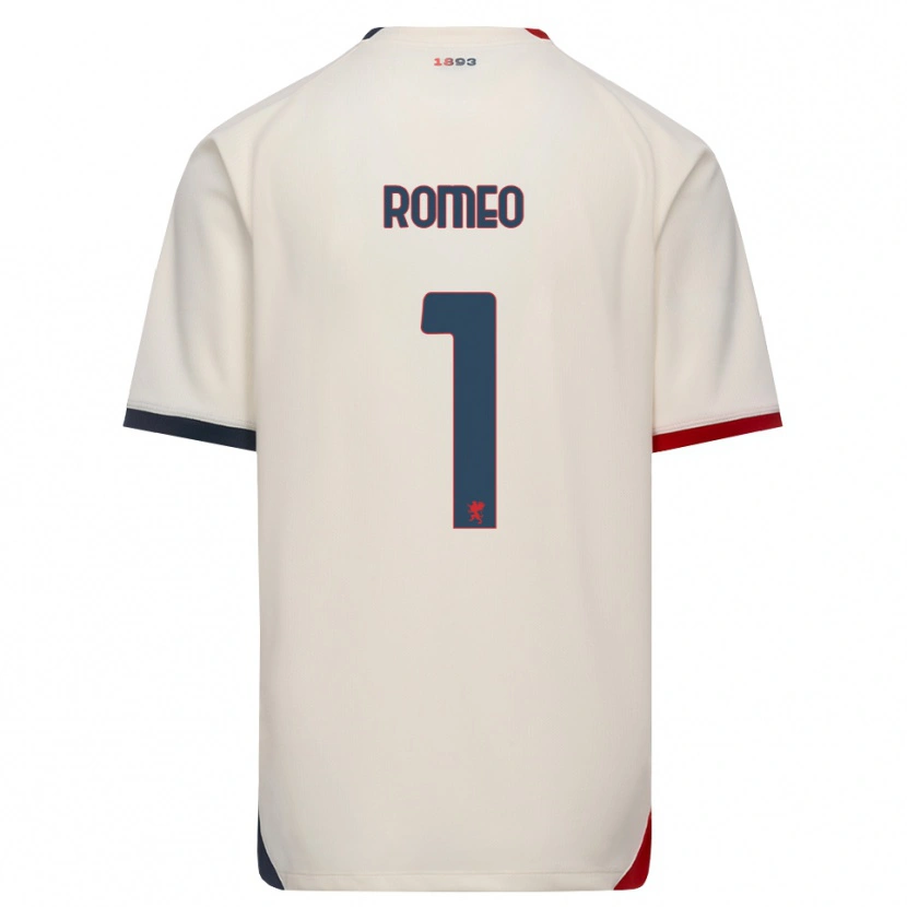 Danxen Herren Emanuele Romeo #1 Creme Rot Auswärtstrikot Trikot 2026/27 T-Shirt Österreich